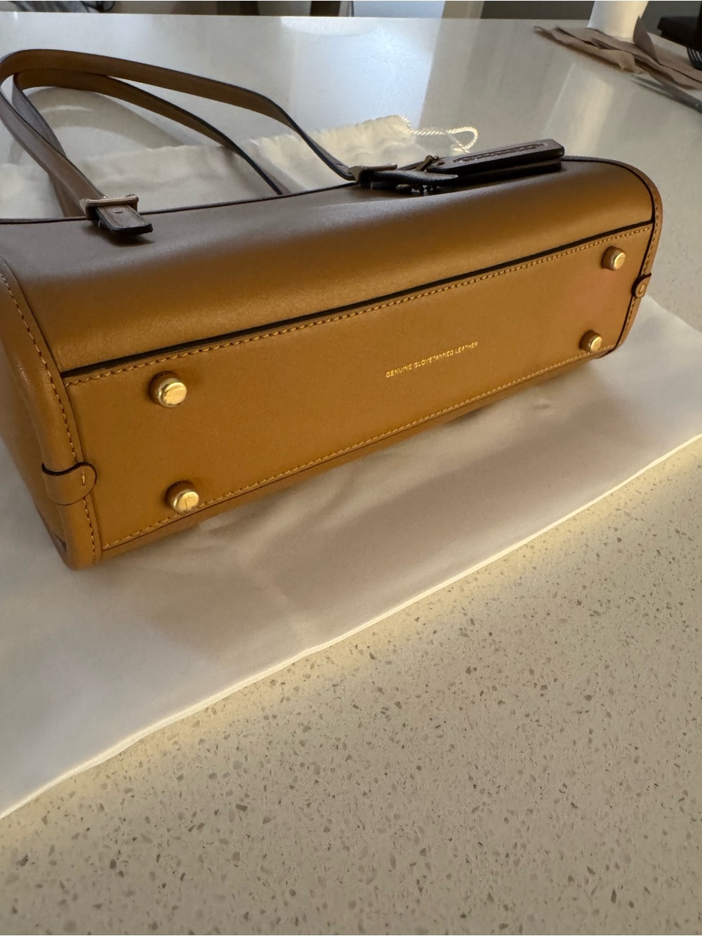 Coach Honey Brown Swing Zip Shoulder Bag - Picture 3 of 7